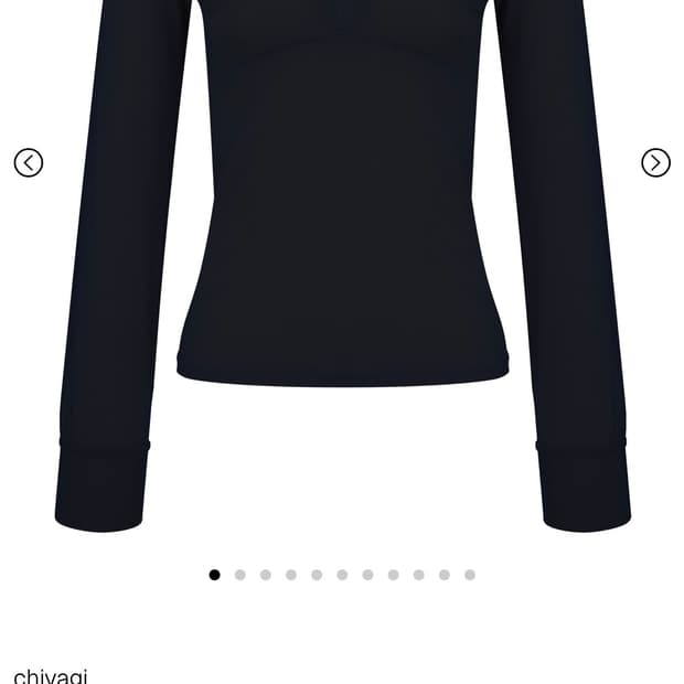 키야기 chiyagi Adyra Top-black s