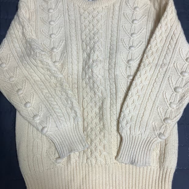 빈티지 피셔맨 니트