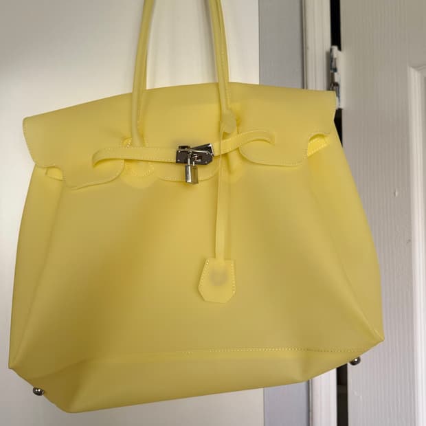 [개인/국내배송] 젤리버킨 pvc jelly birkin yellow🍌