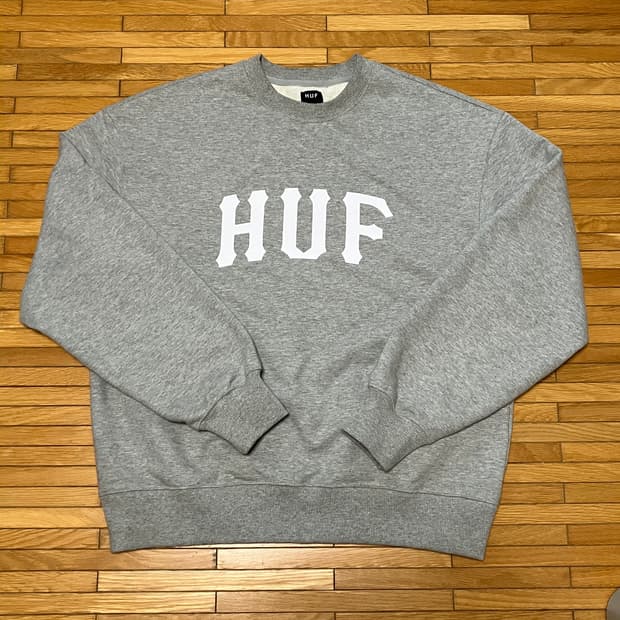 HUF 허프 회색 그레이 맨투맨 M사이즈