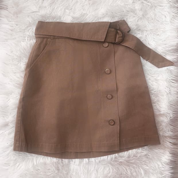 majestic legon 마제스틱레곤 벨트 미니 스커트 (착샷o)