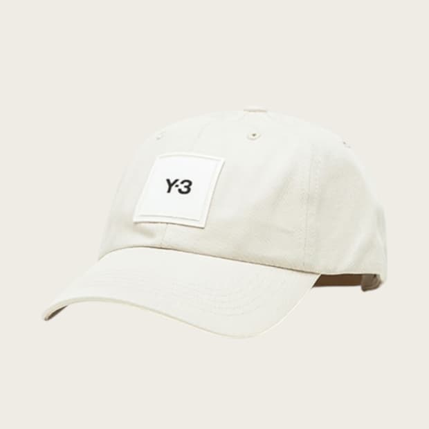Y-3 스퀘어 라벨 볼캡