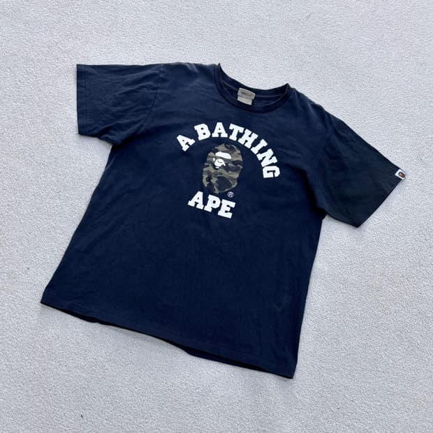 M 베이프 그래픽 반팔 티셔츠 0423E