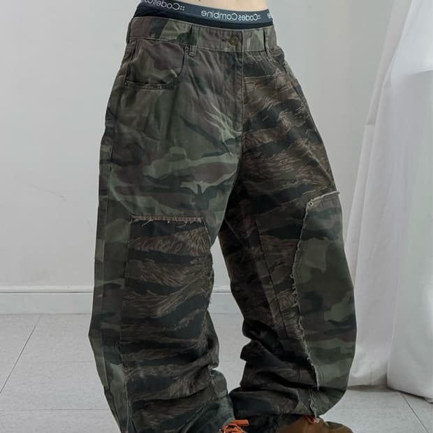 아조바이아조 투폴드 카모 팬츠