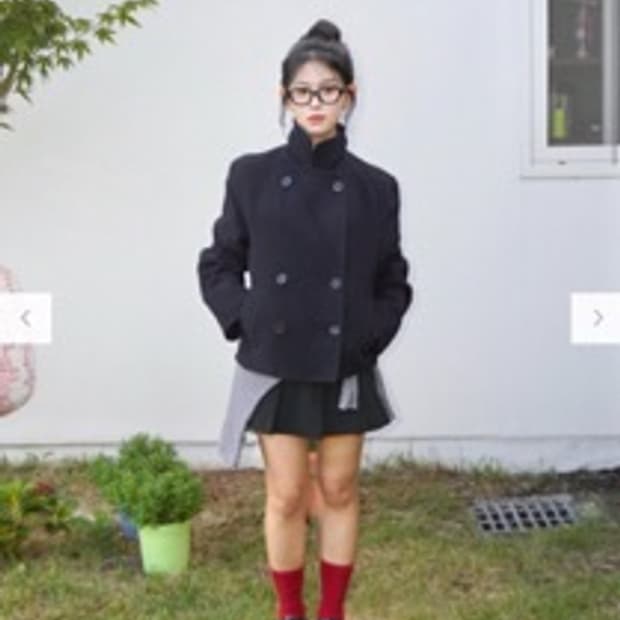 유니클로 더블쇼트코트