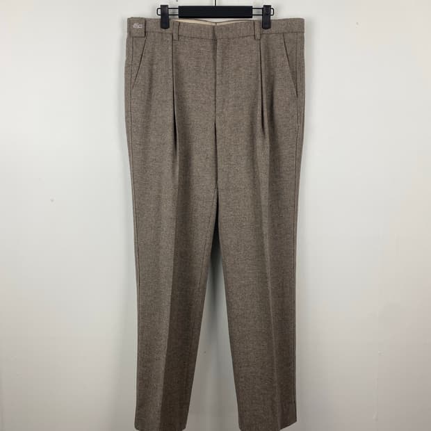 라코스테 울 팬츠 와이드 슬랙스 <485>