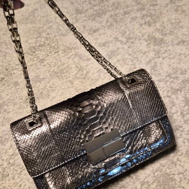 Michael kors 리얼 아나콘다 파이톤 "리미티드에디션 " 고가라인