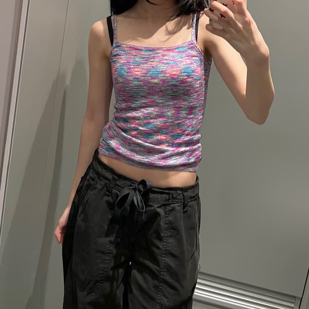 shine knit sleeveless 슬리브리스