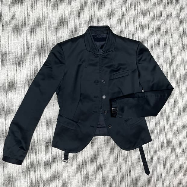 neil barrett blazer, trouser set-up