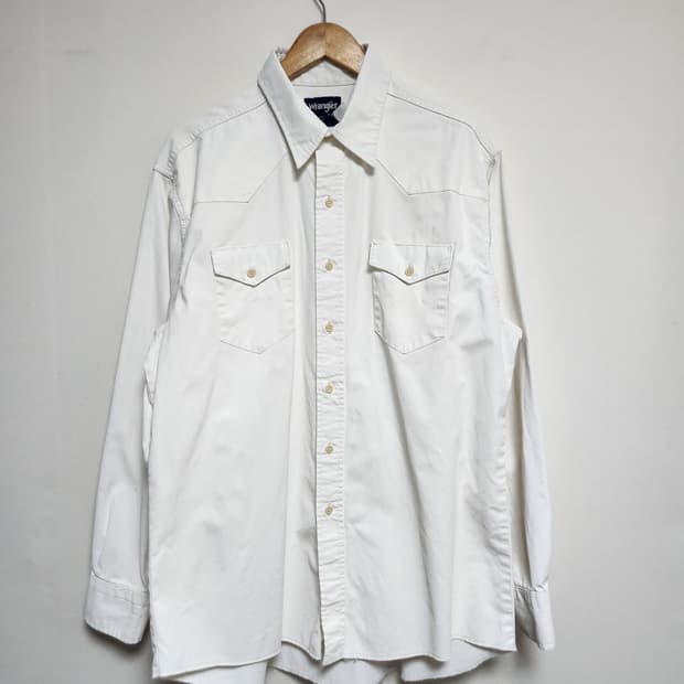랭글러Wrangler 헤비코튼 웨스턴 셔츠 XL - S210