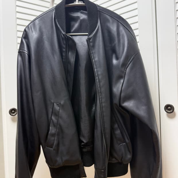 자라 레더 자켓