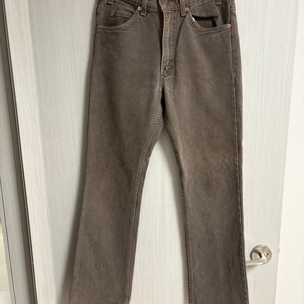 levis 517 오렌지탭 브라운 부츠컷 데님 32x32