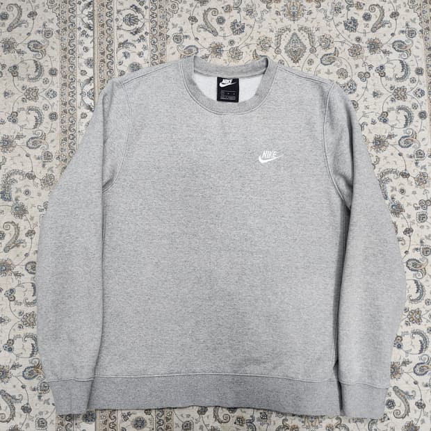 나이기 기본 그레이 맨투맨 M (66까지)