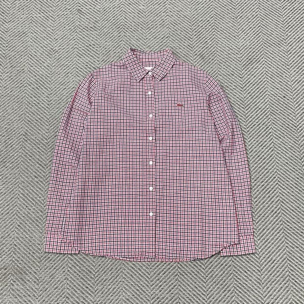 라코스테 체크 셔츠 v0076