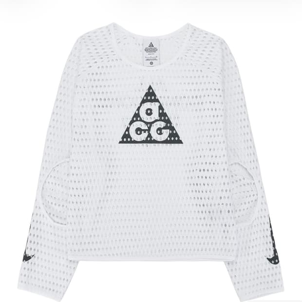 (XXL)나이키 ACG 래디컬 에어플로 NXT 화이트 앤트러사이트 긴팔