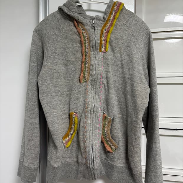 빈티지 후드 집업 rhythm 