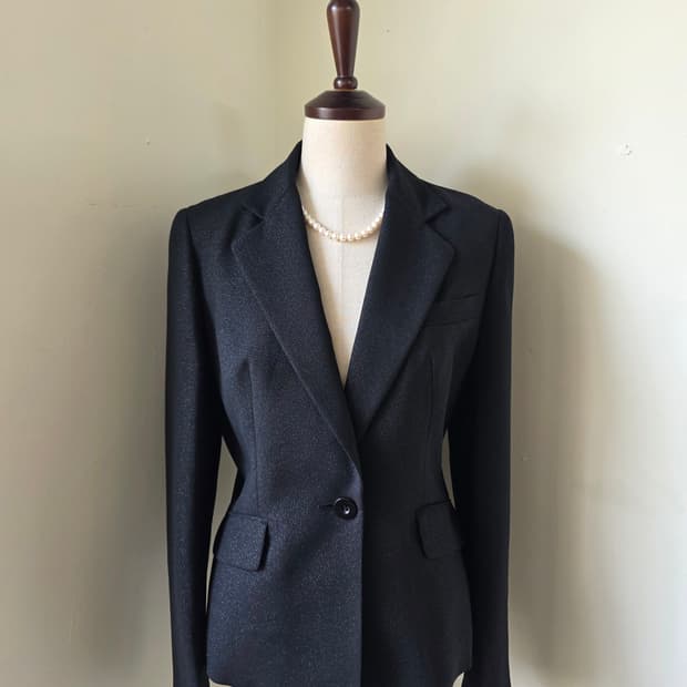 SPECCHIO 스페치오 블랙 펄 자켓