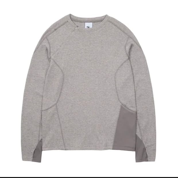 (1 2 3 4) 산산기어 리브드 롱슬리브 애쉬 핑크 미개봉 새상품