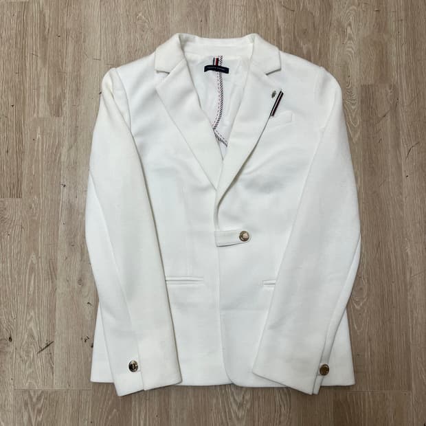 타미힐피거 Tommy Hilfiger 여성 화이트 블레이저 자켓 (6)