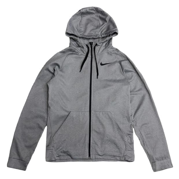 NIKE 그레이 드라이핏 후드집업 S