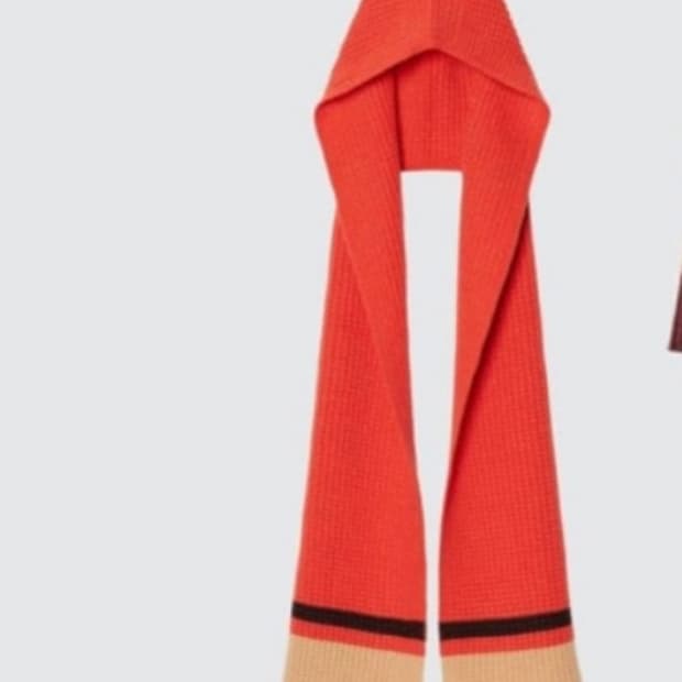 유니클로x마르니 후드 머플러