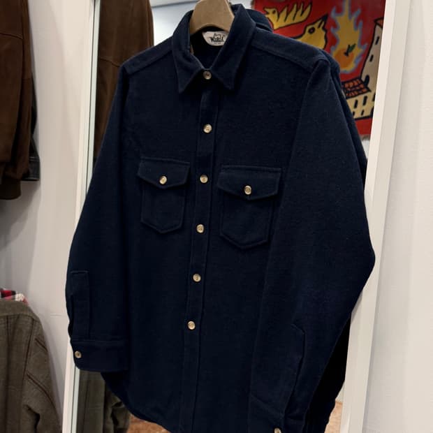 70-80s Woolrich 울리치 빈티지 울 셔츠 (made USA)