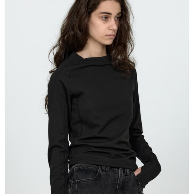 Map GRID LONG SLEEVE WOMAN (black)