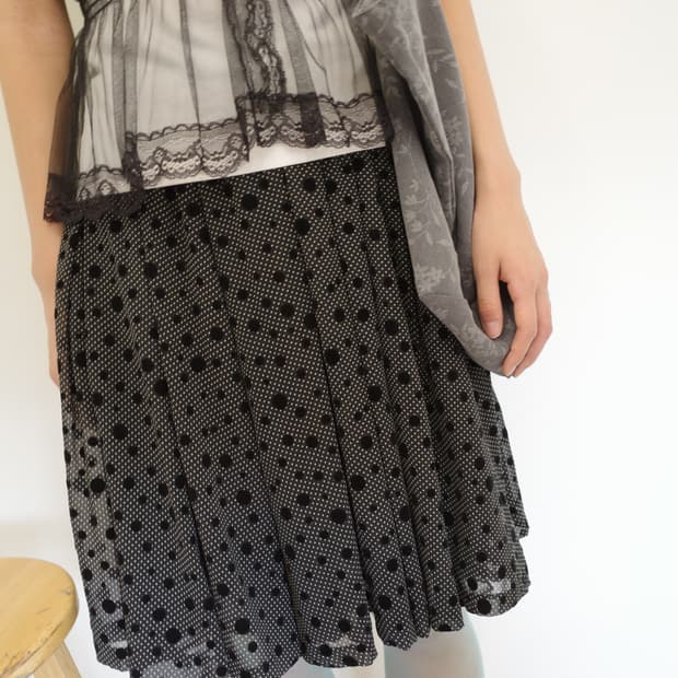 dot skirt