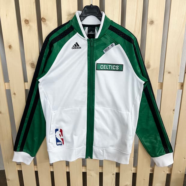 (M) 아디다스 NBA 보스턴 셀틱스 화이트 져지 트랙탑