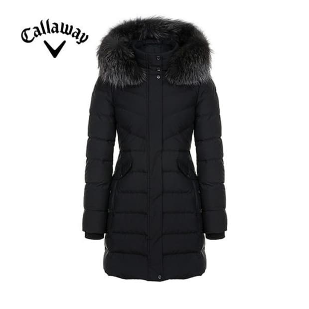 Callaway 캘러웨이 폭스 퍼 하이브리드 구스다운 롱 점퍼