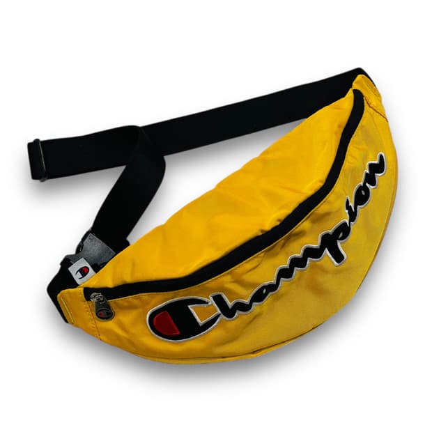 챔피온 로고 옐로우 올드스쿨 슬링백