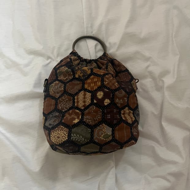 핸드메이드 패치워크 핸드백