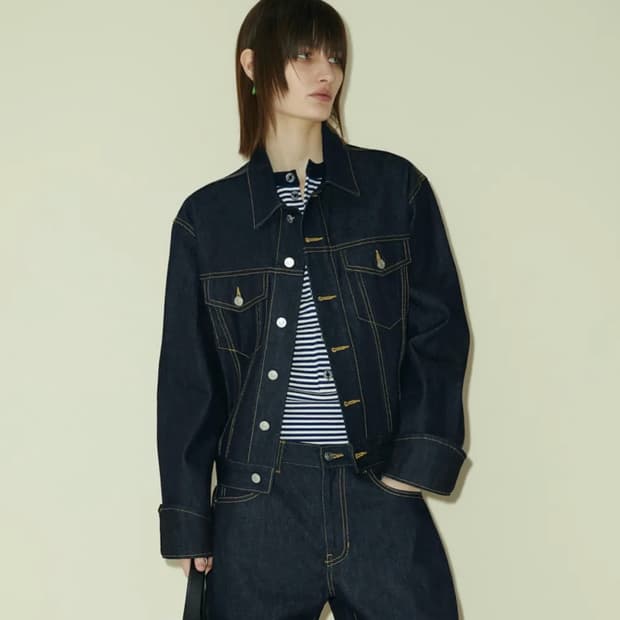 노앙 인디고 데님 트러커 L