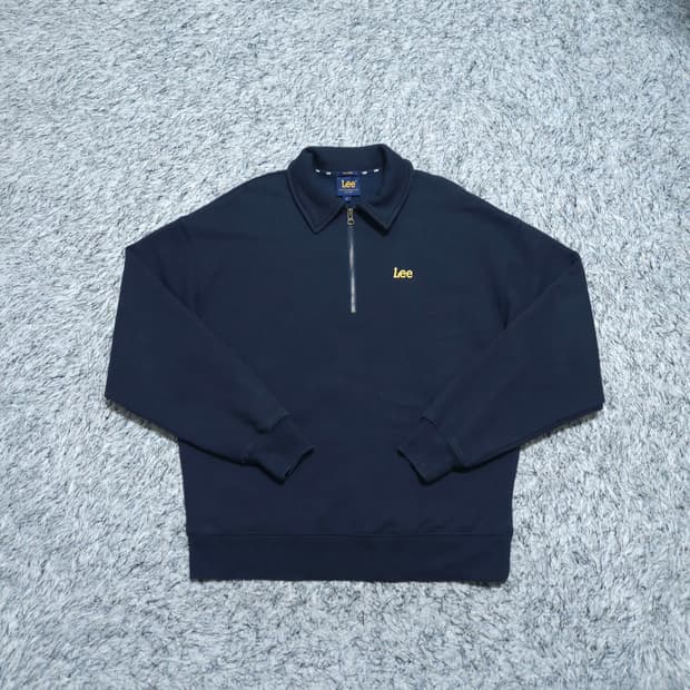 Lee) M 남자 반집업카라티 하프집업맨투맨 / 왕눈이샵