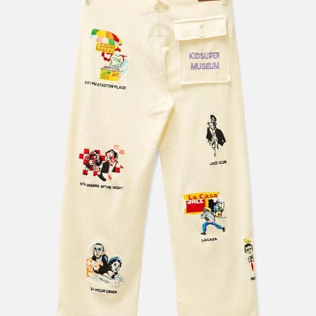 Kidsuper 키드슈퍼 뮤지엄 자수 팬츠