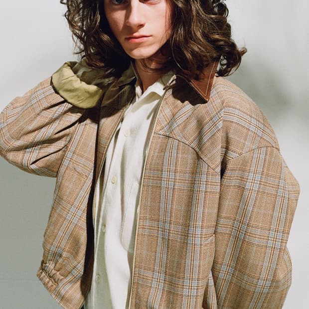 렉토 26SS 빈티지 체크 점퍼 자켓 카메라