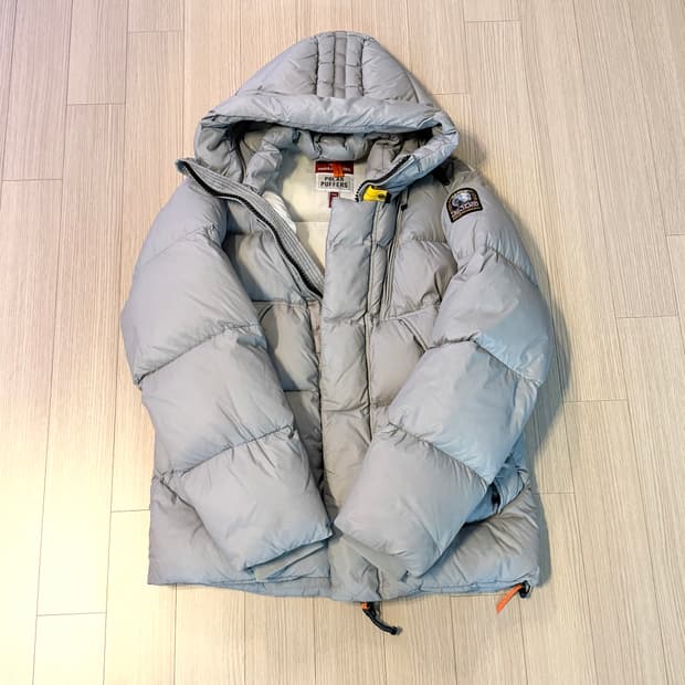 {오케이몰판/새상품급} 파라점퍼스 클라우드 패딩 그레이 S사이드