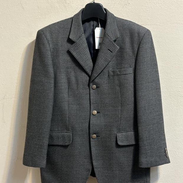 90s 발렌시아가 옴므 하운드투스 클래식 블레이저