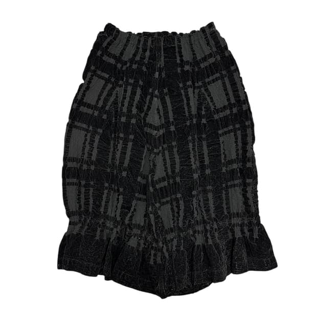 Issey Miyake 이세이 미야케 체크 스커트