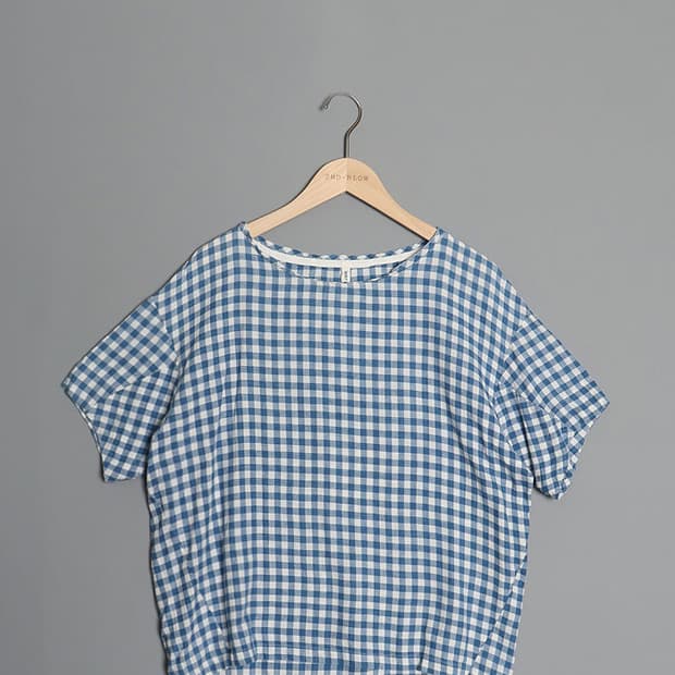 NATURAL LAUNDRY Check Tunic