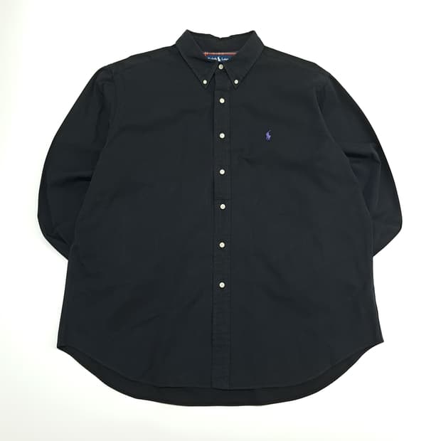 CN616 2XL 폴로 랄프로렌 블랙 긴팔 셔츠 남방