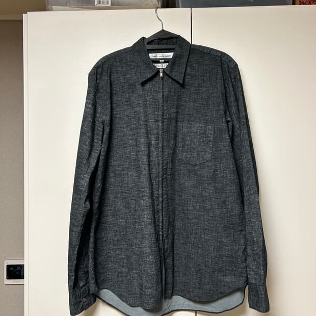 꼼데가르송 집업 셔츠