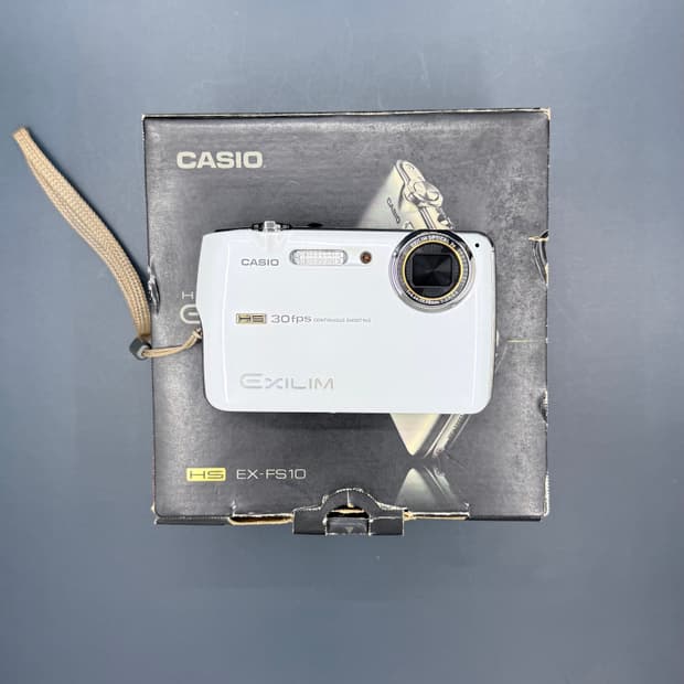 미니미!) 카시오 엑슬림 FS10 디카 빈티지 캠코더 /캐논