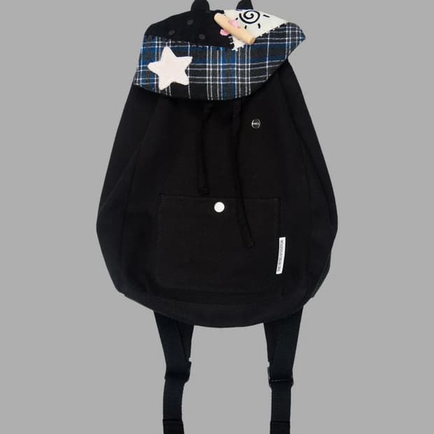 더뮤지엄비지터 패치워크 백팩