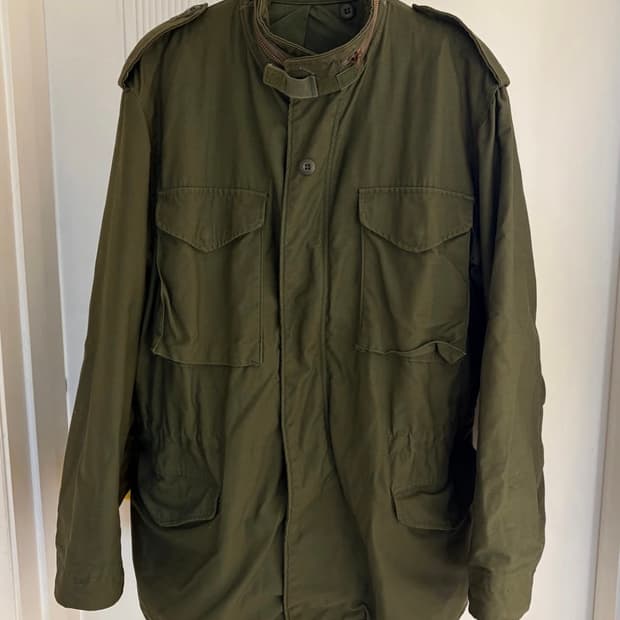 m65 필드자켓 오리지널 미디움 롱