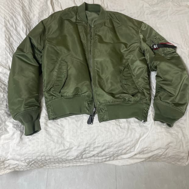 알파인더스트리 MA-1 세이지그린 XL