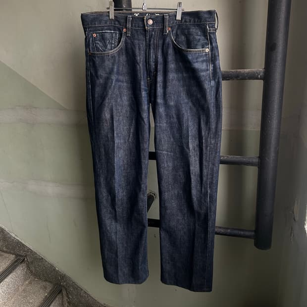 Levis 506 스트레이트 인디고 데님 팬츠