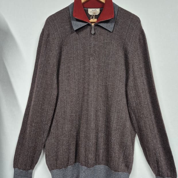 110 정품 에르메스 남성 니트티