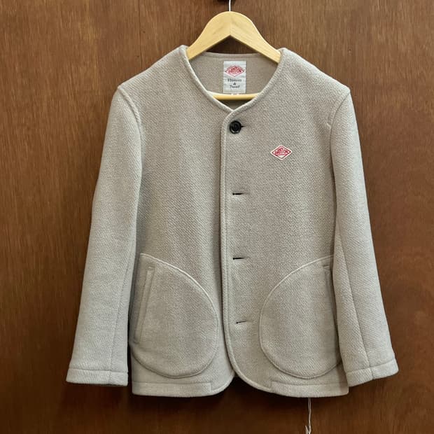 DANTON 단톤 노카라 울 자켓