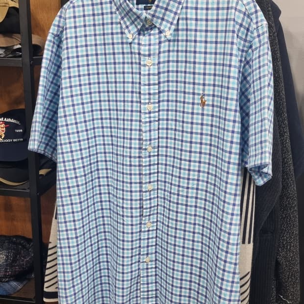 Polo Ralph Lauren 클래식핏 반팔체크셔츠 국내사이즈110이상